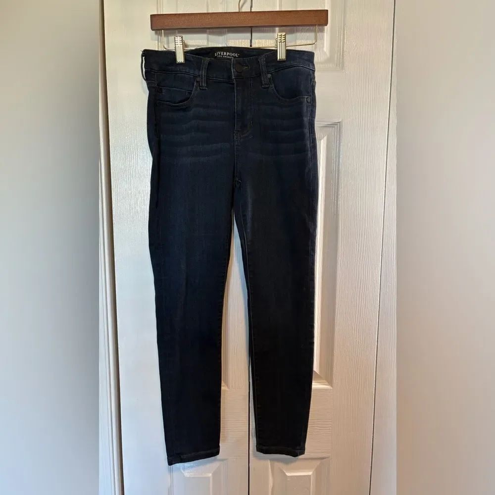 Liverpool Dark Blue Women's Skinny Jeans
